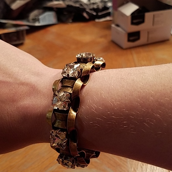 J. Crew Jewelry J Crew Gold Open Bangle Poshmark